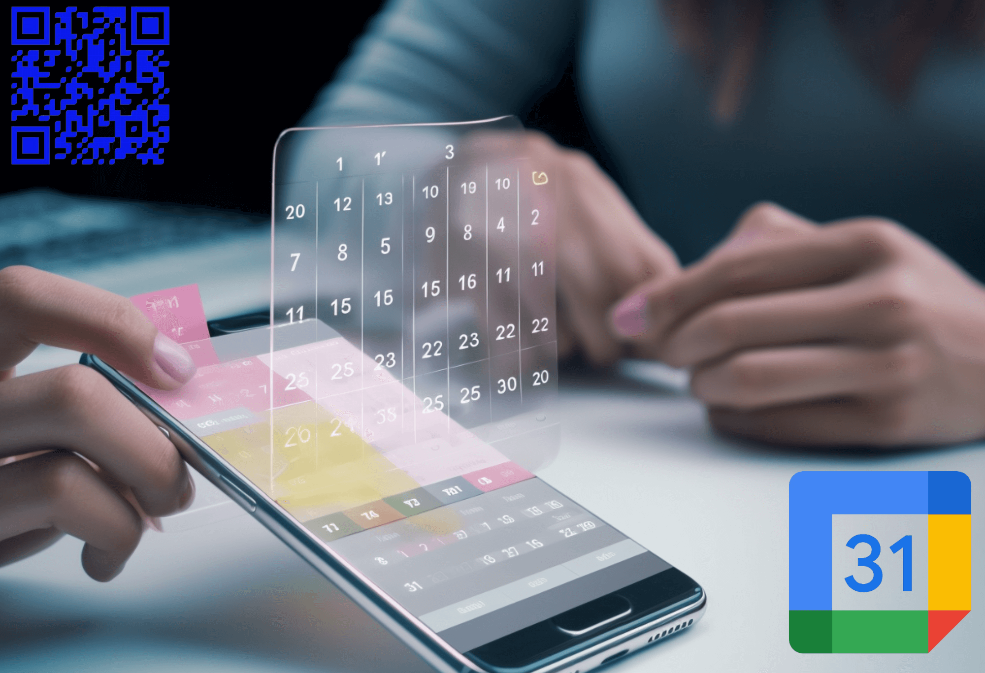 Create a QR code for Googlr Calendar