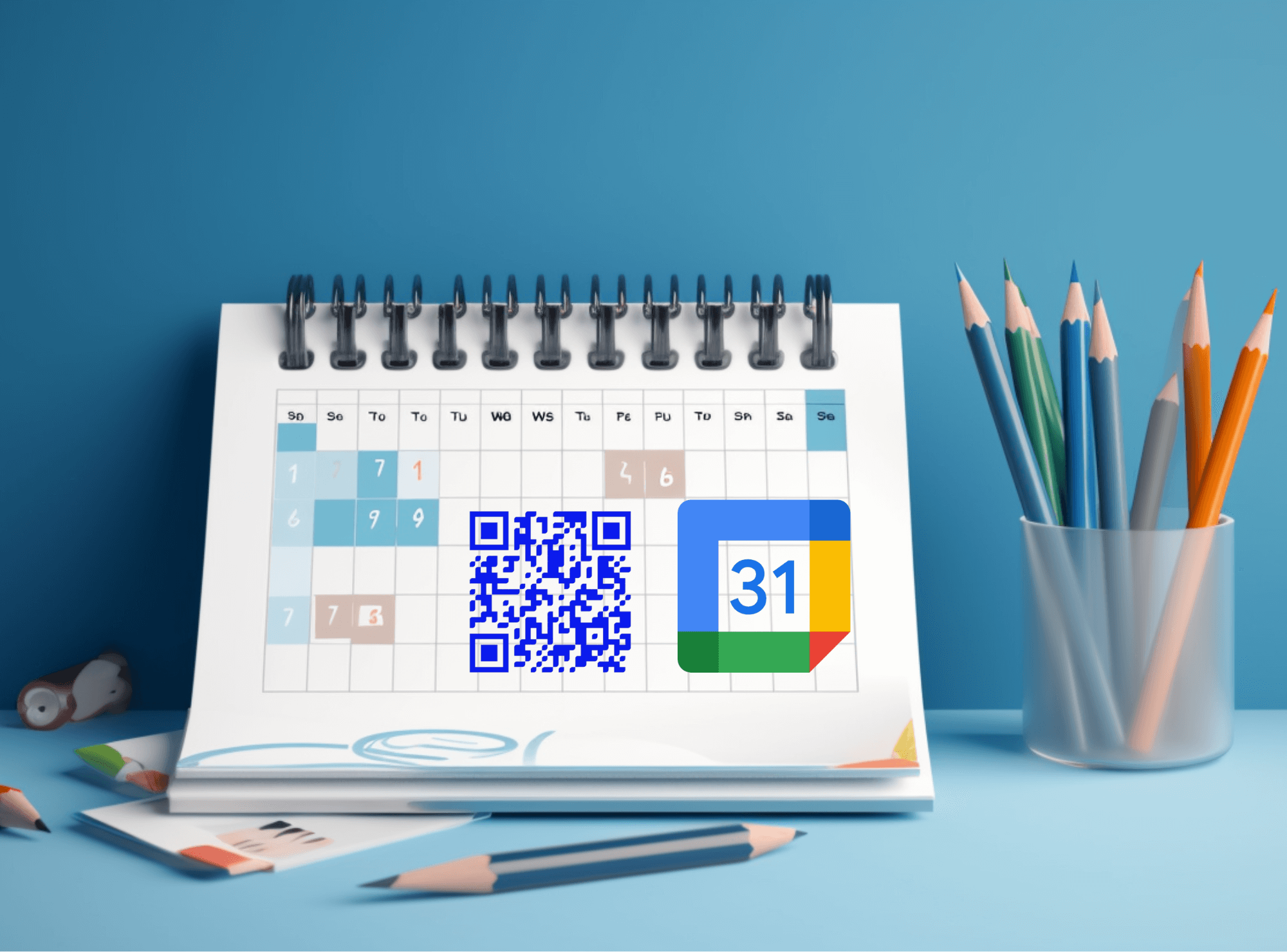 Google Calendar QR code generator