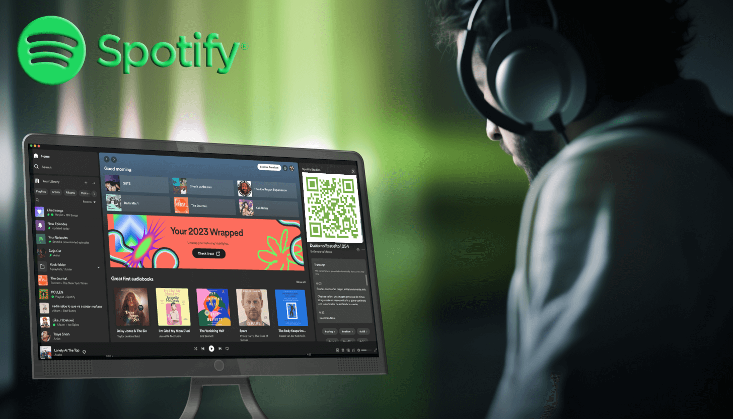 Spotify to a QR code