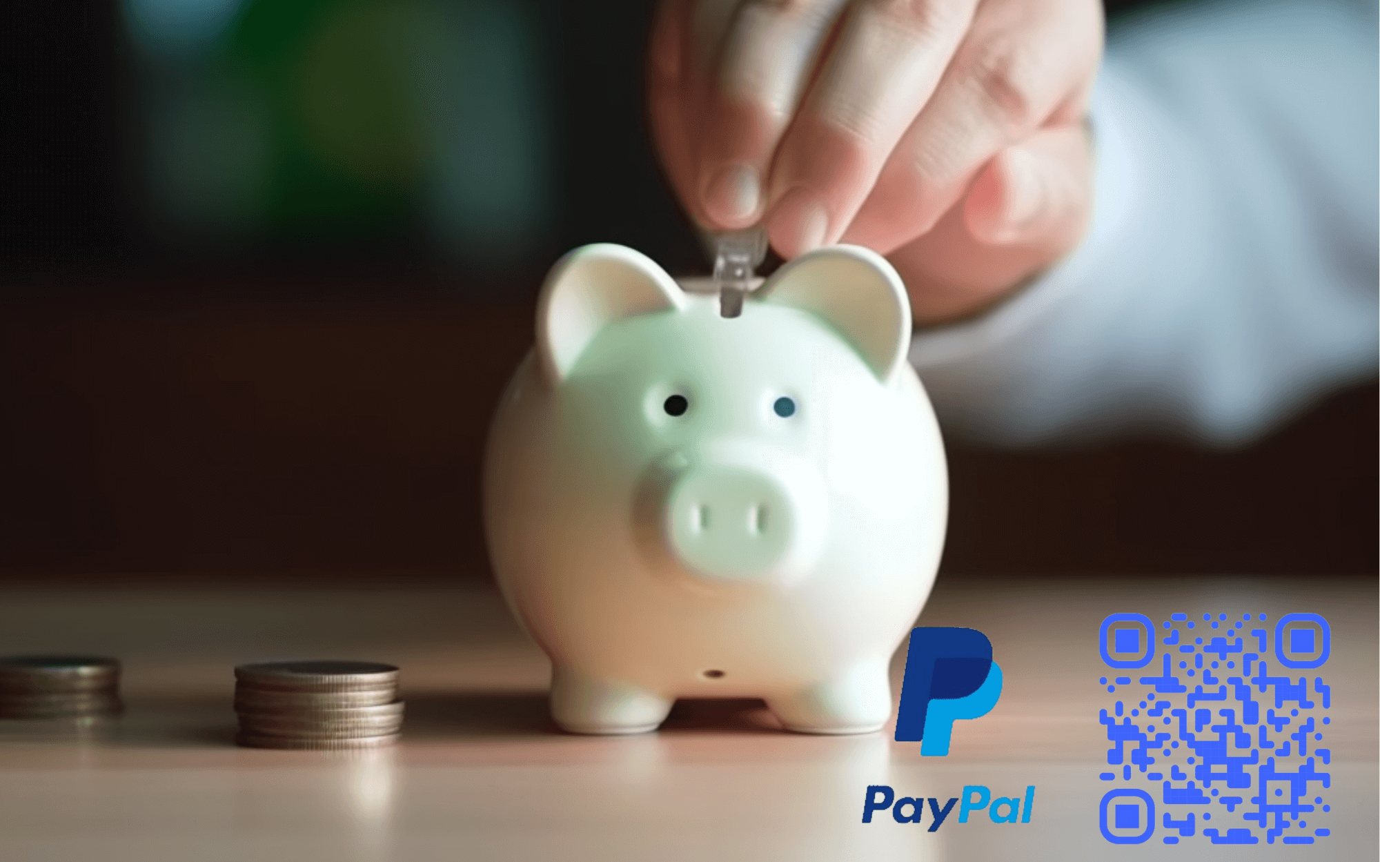 Get a Paypal QR code