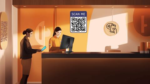 QR codes for registration