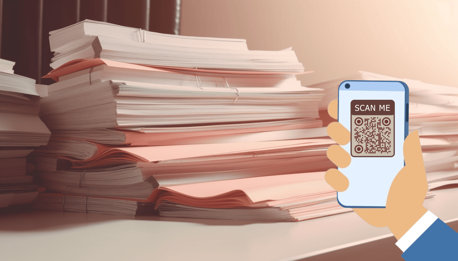 Create a QR code with a PDF file