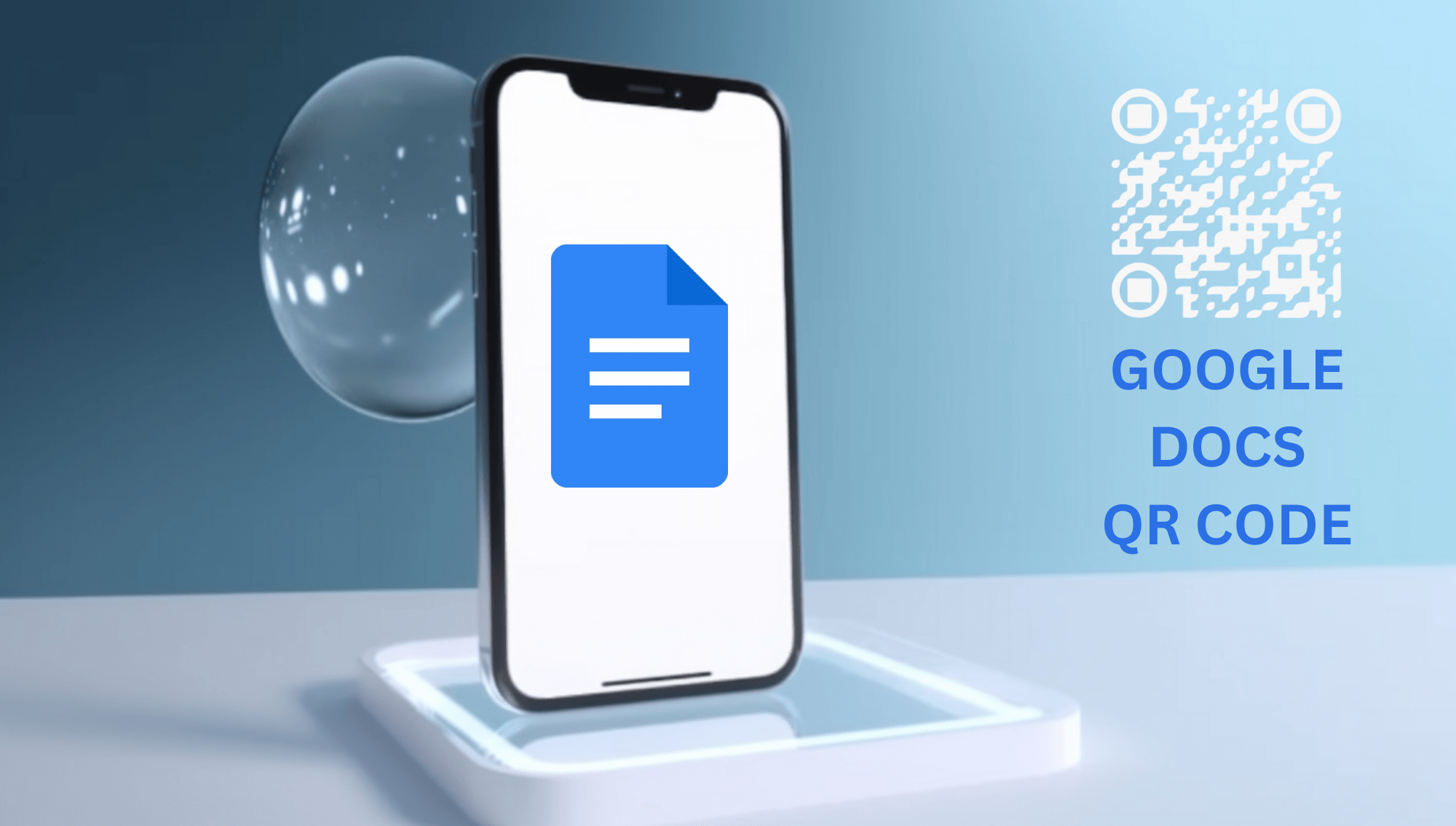 Document to a QR code