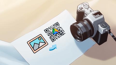Image to a QR code