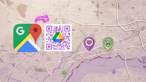 Map QR codes