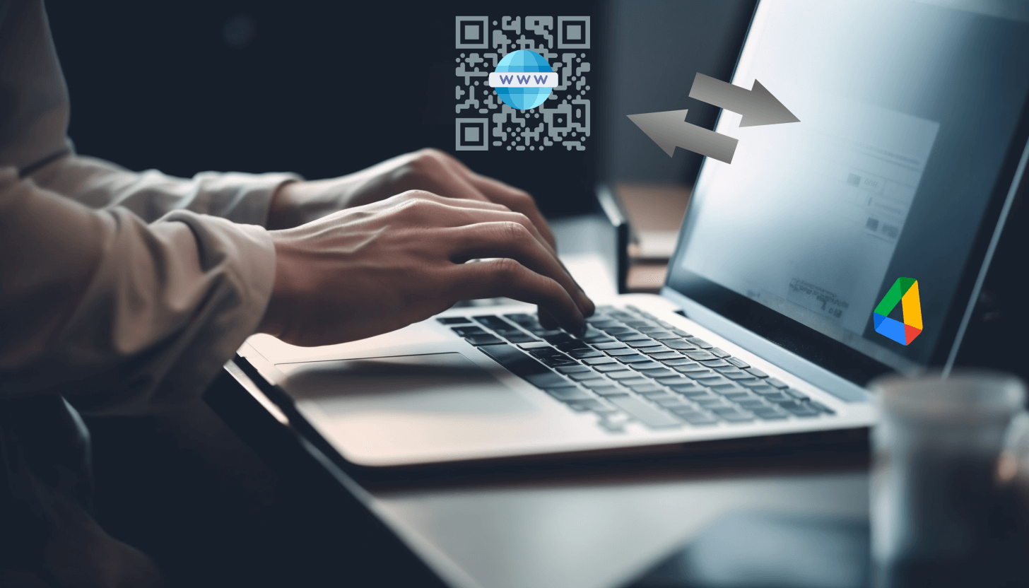 A website to a QR code