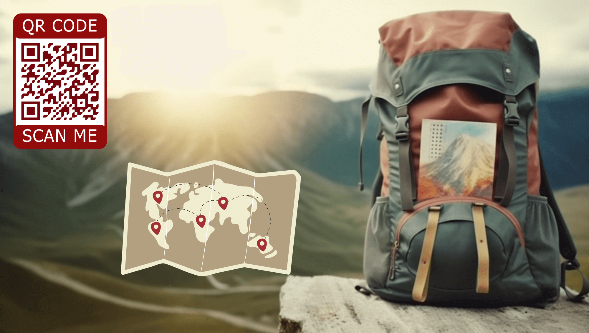 Add a location to a QR code