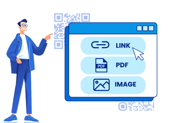 QR code Generator step 1