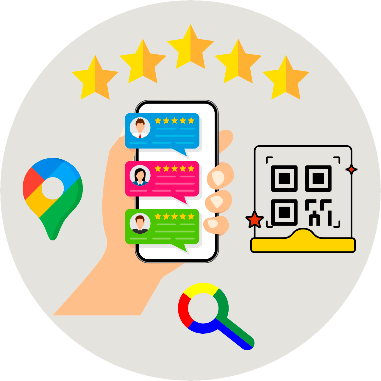 Get-QR Brand Google Review
