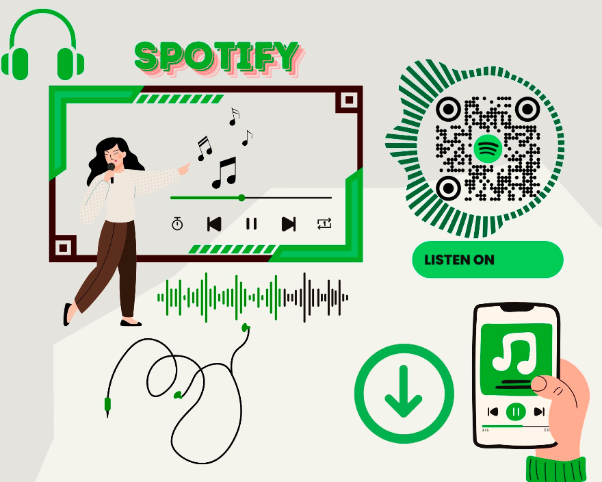 Get-QR Brand spotify